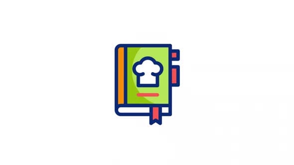 Cookbook Animated Icons , Elements Motion Graphics ft. 2d animation ...