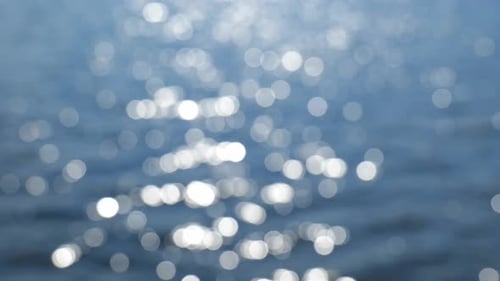 Sparkling Water Bokeh, Abstract Nature Scene