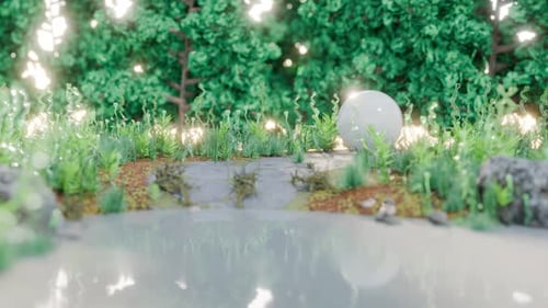 Fantasy Lagoon 3D Satisfying Animation