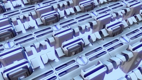 Machine Tech White Background