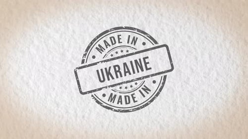 Made In Ukraine Stamp