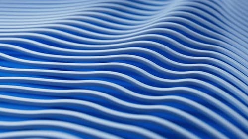 Abstract animation of lines in the form of waves.