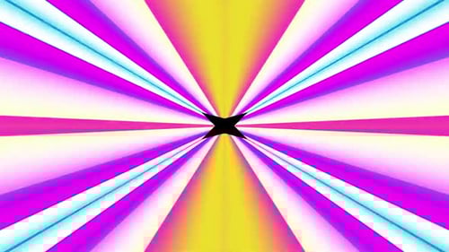 Colorful Abstract Radiating Starburst Loop Background
