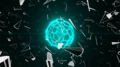 Universal-Stroboskop-Hintergrund-Loop-Animation in Cyan und Rosa für Ihren gesamten Song in 1080HD