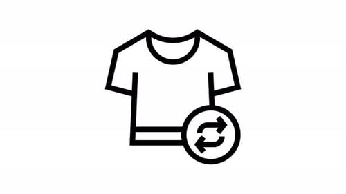 clothes line icon animation