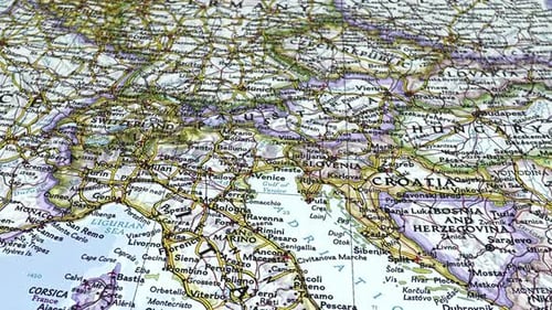 Detailed Map of Europe with Countries and Cities