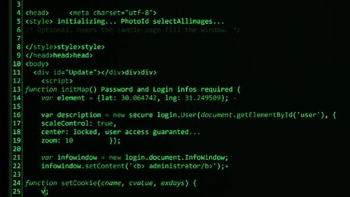 Programmation de codes informatiques en mode clair