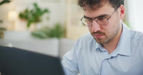 Portrait of Confident Computer Programmer