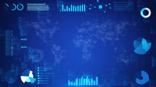 Financial Figures Graphs Diagrams Stock Market Abstract Market Data Statistics Report Background