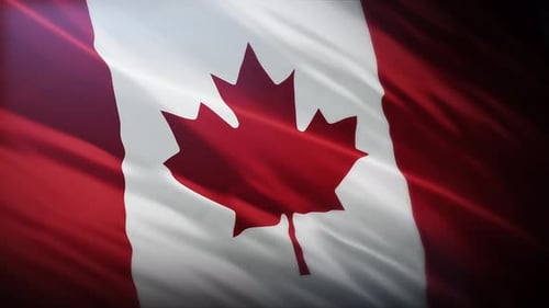 Flag of Canada, full screen, high resolution, 4K Canada Flag