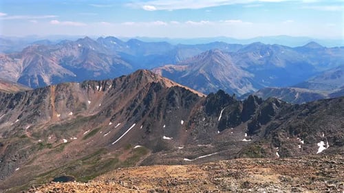 Sentier de randonnée estival Oxford Harvard Columbia Huron Peak Collegiate Peaks La Plata Peak Sawatch Range
