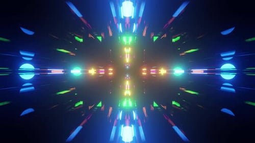 Shiny Colorful Tunnel