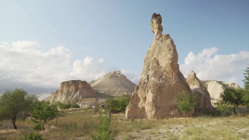 Fabulous landscape of Goreme Historical National Park, Turkey