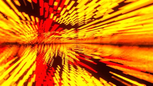 Dramatisch dynamischer abstrakter Hintergrund in Rot und Orange VJ Loop l 4K