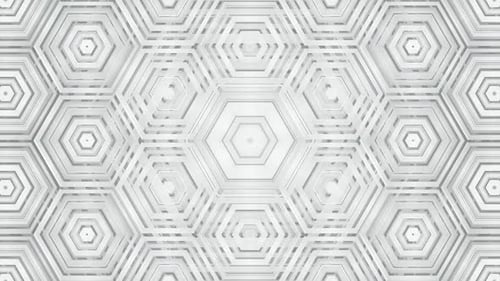 White Hexagonal Background