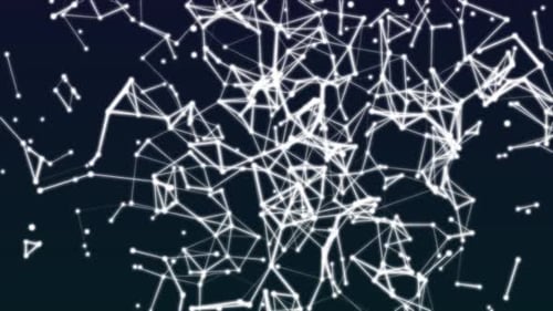 Abstract Plexus Network Connection Background Animation