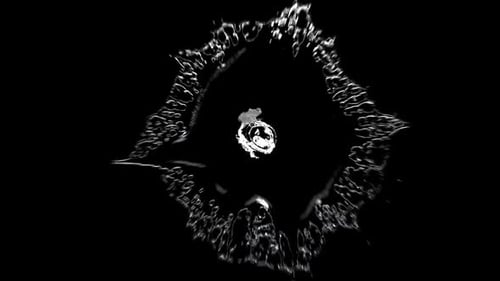 water splash close-up. fluid simulation