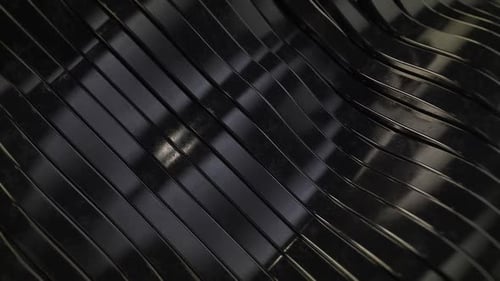 Black Metal Stripes Surface