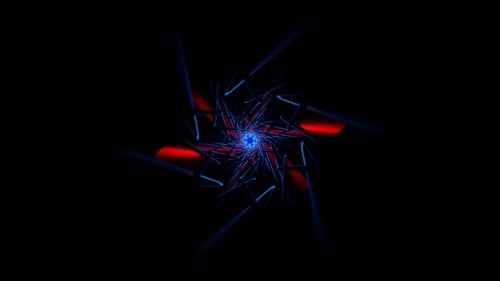 Pulsating Neon Strobes Create an Entrancing Psychedelic VJ Loop