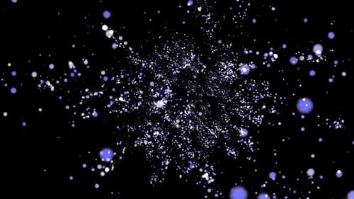Dynamic Abstract Light Particle Burst Overlay