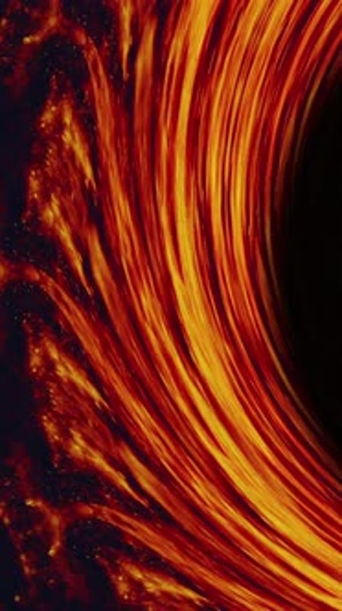 Vertical Flame Wave Sparks Vortex Red Fire Whirl