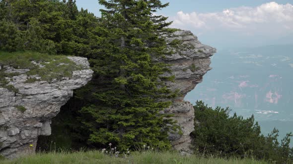 Rocky outcrop near Mount Roen on Mount Mendel, Nature Stock Footage ft ...