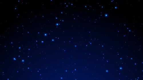 Blue Particles Background Loop V3