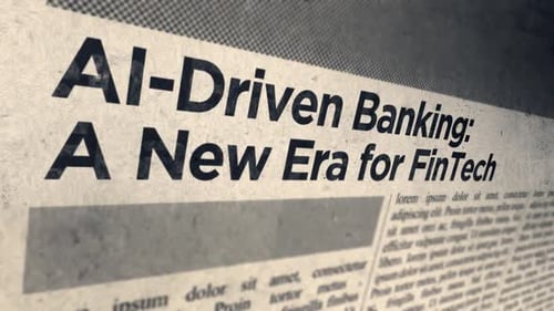 La banca impulsada por la inteligencia artificial: una nueva era para la tecnología financiera, titular del periódico