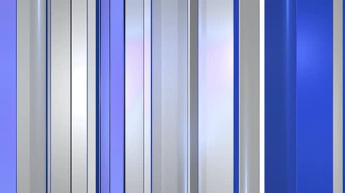 Geometric Blue and White Abstract Moving Background