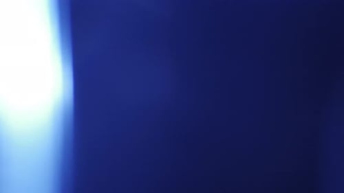 Dynamic Blue Light Leak Overlay