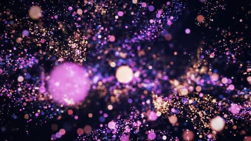 Fundo de partículas coloridas
