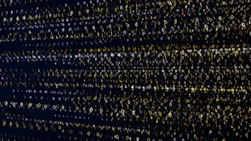 Résumé du code de données numériques 3D futuriste