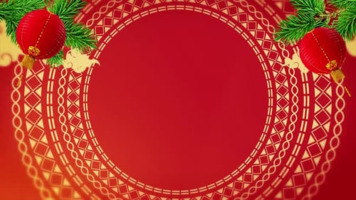 Chinese new year. celebration greeting background red color