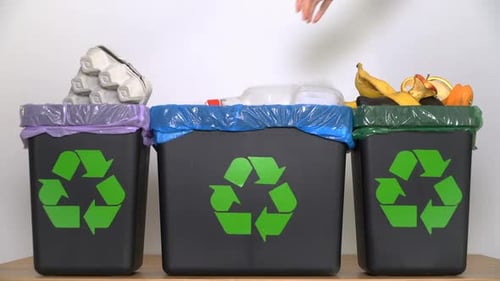 Sorting Waste Products into Recycling Bins