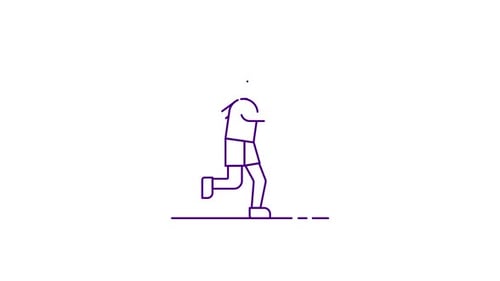 Animated Running lcon