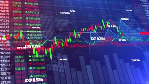 Forex Trading Investor, Financial Analyst Stock Market Chart