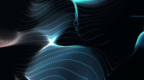 Blue Particles – Smooth Circular Flow