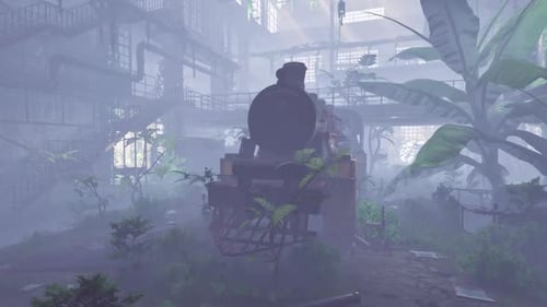 Foggy Train Factory