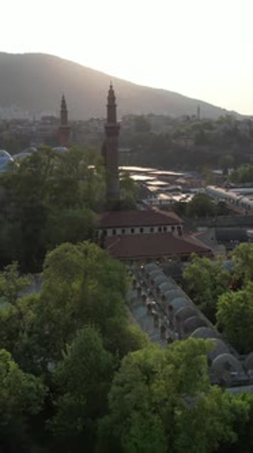 Bursa Grand Mosque In City