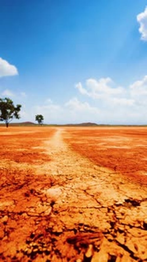 Drought Land Without Any Water