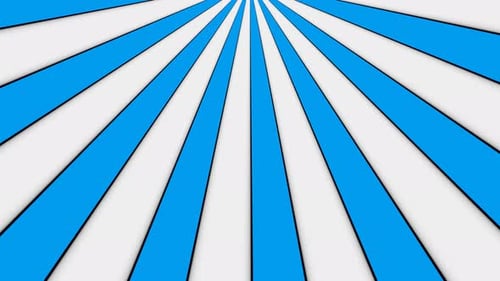 Blue and White Comic Pop Art Sun Rays Loop Animation Background