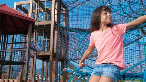 Happy Child on the Playground
