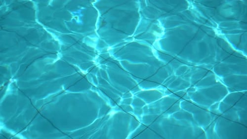 Reflective Water In The Pool