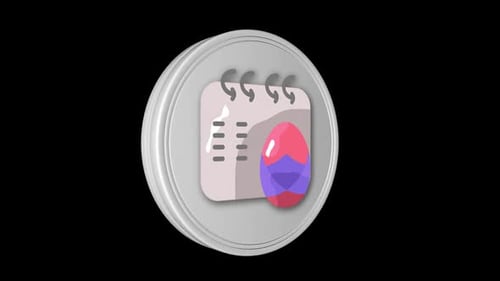 Oster-Kalender-Symbol