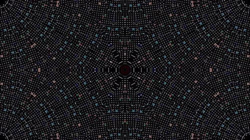 Abstract Geometric Pattern Kaleidoscope Motion Background
