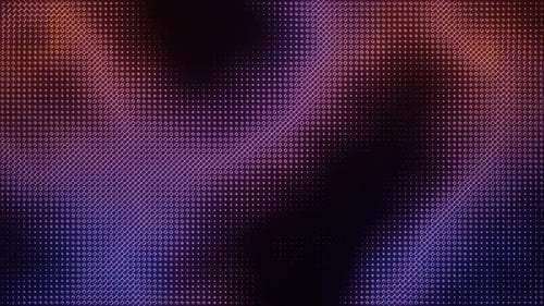 Orange And Blue Abstract Motion Glow Background Vj Loop In 4K