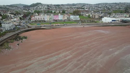 Colourful houses
Paignton Devon UK drone aerial view