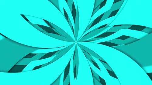Hintergrundanimation in Form von grünlichen Blumen