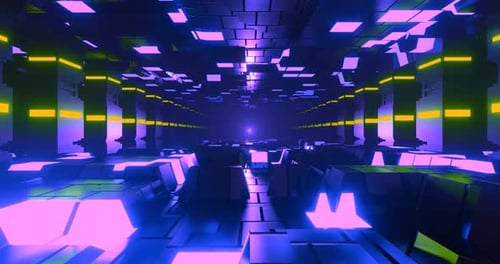 Sci Fi Corridor Seamless Loop Motion