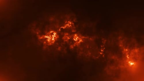 Dynamic Abstract Fire Plasma Energy Animated Background